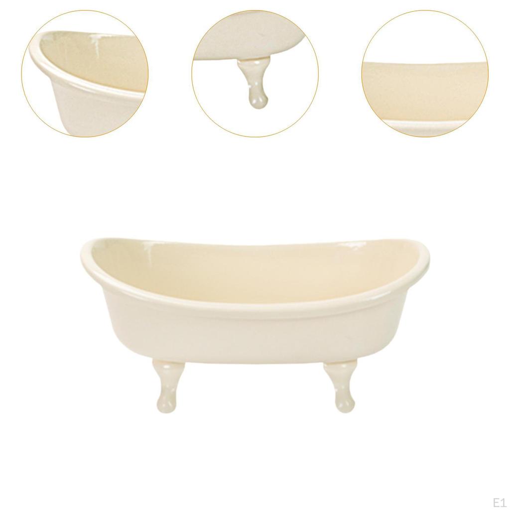 1/12 Аксессуары для ванной комнаты Мини-ванна для кукольного домика