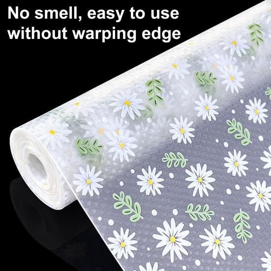 1 рулонный коврик для ящика, нескользящая водонепроницаемая подкладка для кухонного шкафа, легко чистящаяся защитная накладка для полки для дома