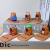 Turtle Capybara Phone Holder Figure Model Capybara Cell Phone Bracket Desktop Ornaments