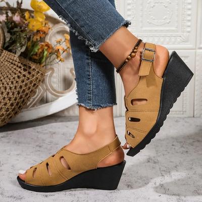 Летние женские босоножки с открытым носком 2025 года, ремешок с пряжкой, новые повседневные удобные больших размеров, бестселлер, босоножки на платформе, zapatos