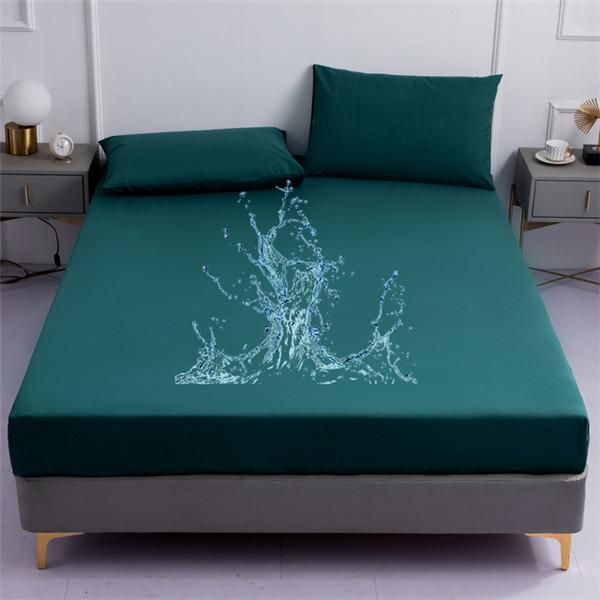 Водонепроницаемая простыня, противоскользящая простыня Super King Queen Size, наматрасник, защитный чехол/чехол для матраса (Нет наволочки)