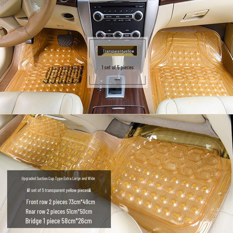 Экологичный Прозрачный Нескользящий Водонепроницаемый Коврик для Пола Автомобиля