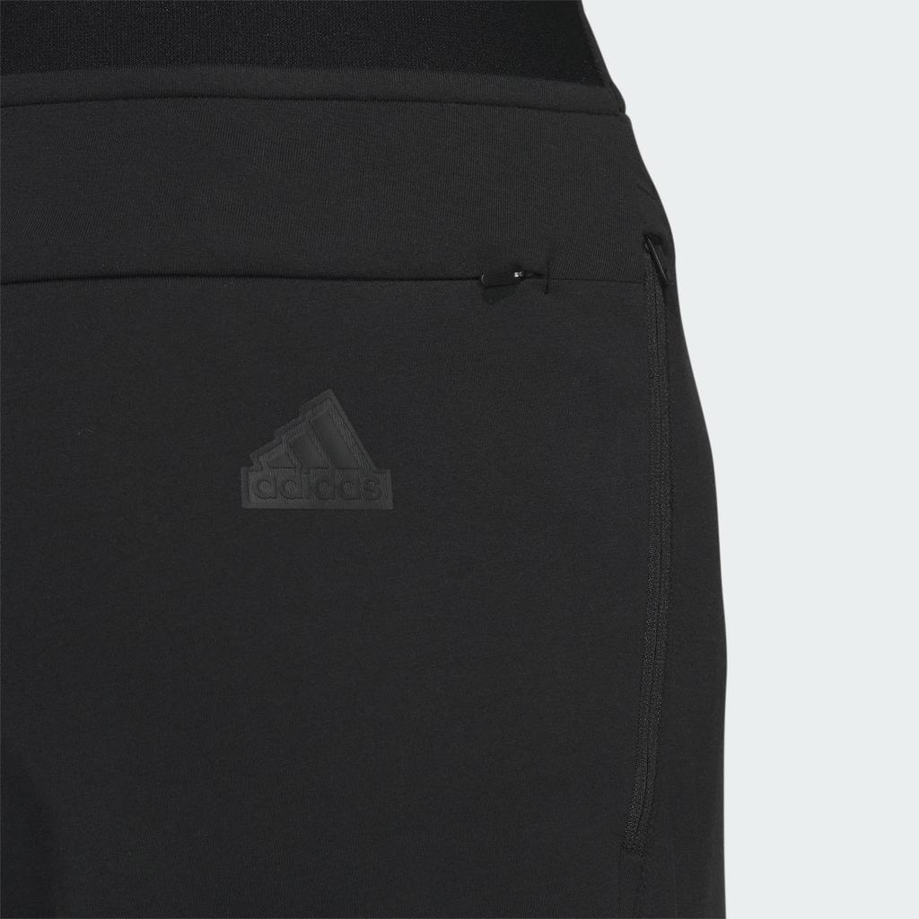 adidas Деловые повседневные трикотажные брюки, однотонные спортивные трикотажные брюки с логотипом, мужские брюки черного цвета IZ1586