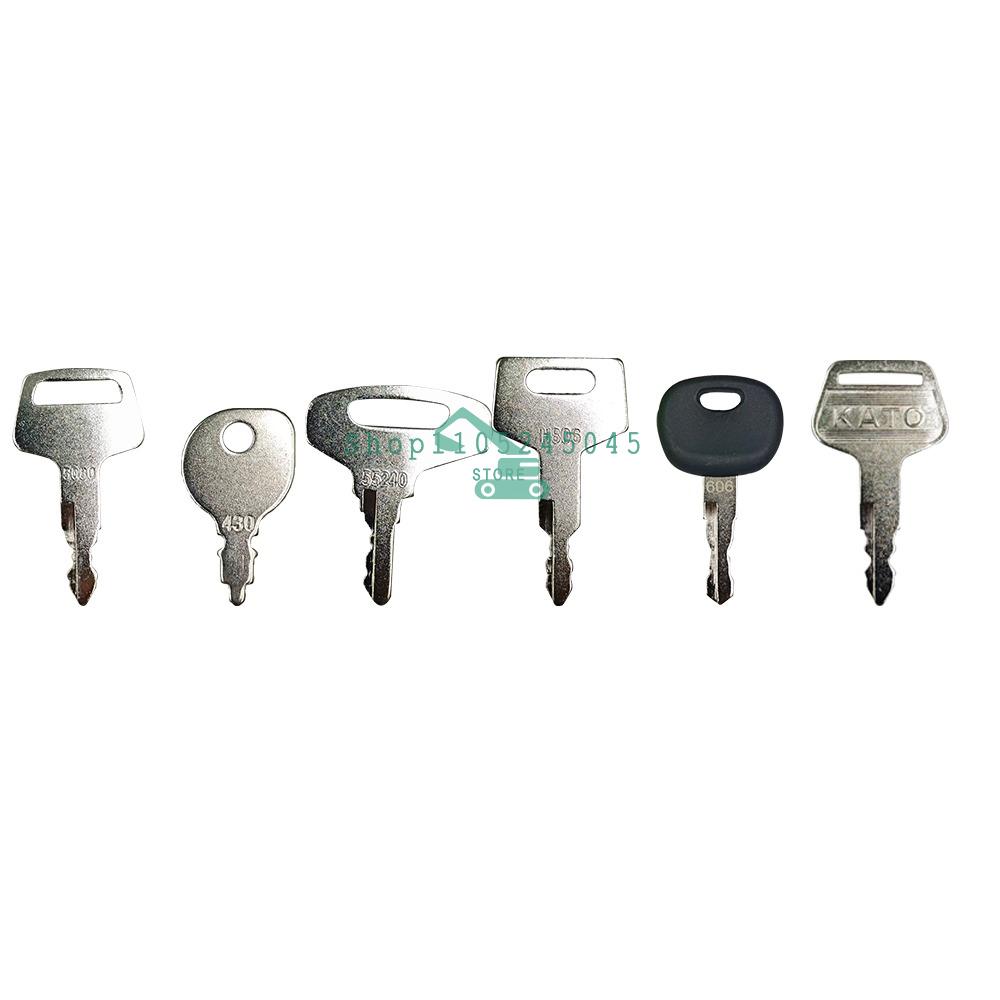 24pcs Heavy Equipment Construction Ignition Key Set for Komatsu Hyster Case JLG Rollers Forklift Excavator Dozer Backhoe H806