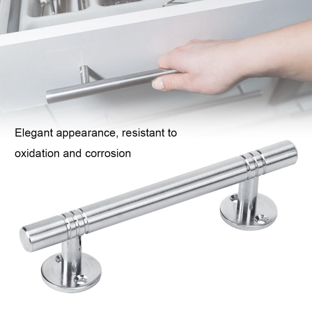 Heavy Cabinet Door Handle Silver Furniture Handle Solid Drawer Handle  Bathroom