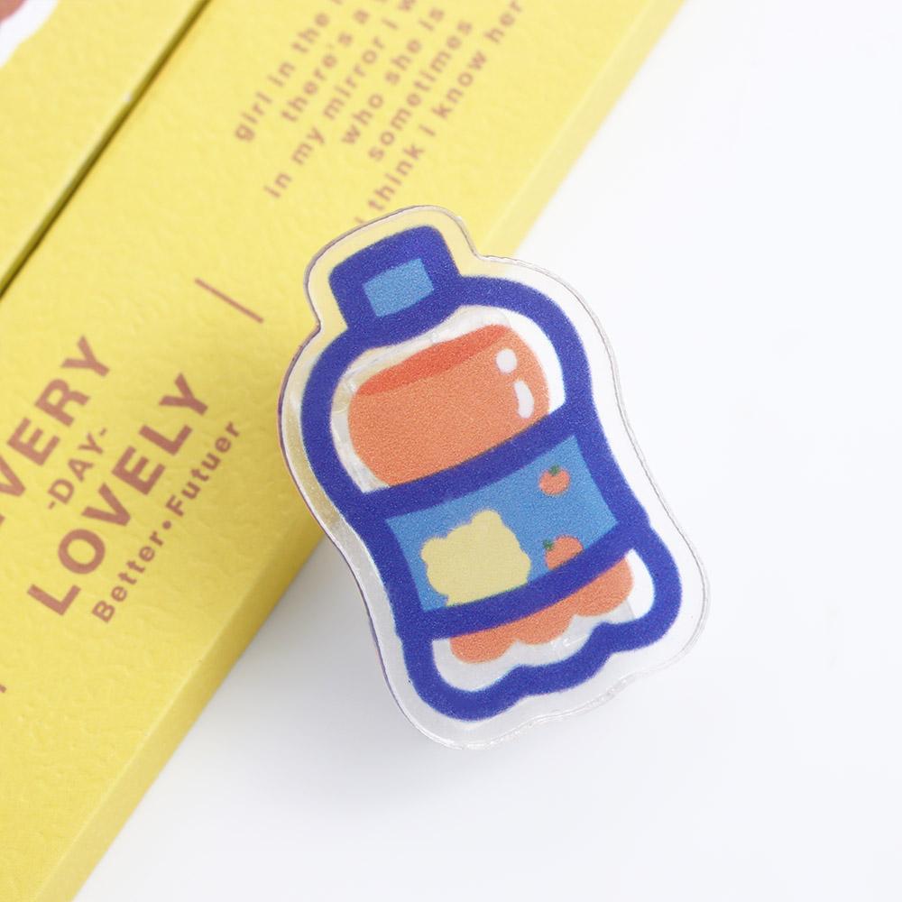 Small Clips Binder Clip School Stationery Letter Clip Cartoon Paper Clip Binder Clips Snacks Sealing Clip Transparent Clip