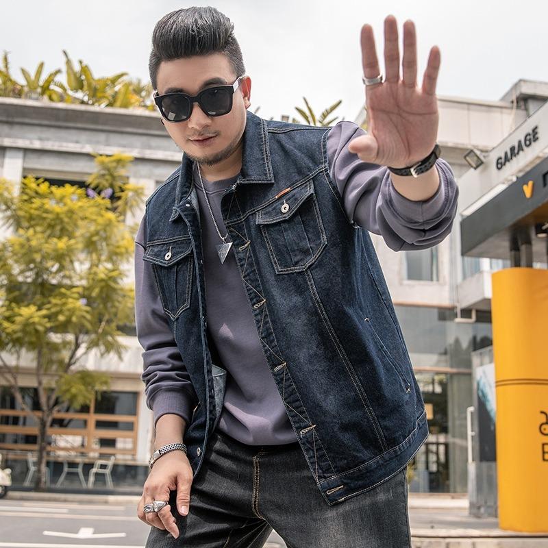 Винтажная мужская джинсовая куртка без рукавов, джинсовая куртка в западном стиле, жилет Tucker