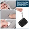 uxcell Guitar Pick Holder Artificial PU Pick Case Bag for Black Box, Leather, Acoustic/Electric Guitars,