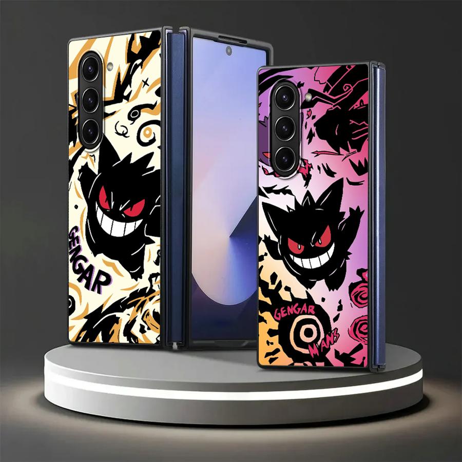 Чехол для Samsung Galaxy ZFold7 ZFold5 ZFold3 ZFold4 ZFold6 Z Fold 7 6 5 4 3 Задняя крышка телефона Крутой Гэнгар Покемон