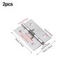 2Pcs Universal Fit Self Closing Spring Door Hinge Heavy Duty Hardware for Cabinets Windows Jewelry Boxes Small Indoor Doors Repair