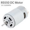 RS550 DC Motor 12V 25000RPM High Speed Electric Drive Motor Kids Ride On Car Upgrade Replacement Parts DIY