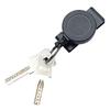 Retractable Pull Chain Reel Id Card Badge Keychain Holder Recoil Belt Clip