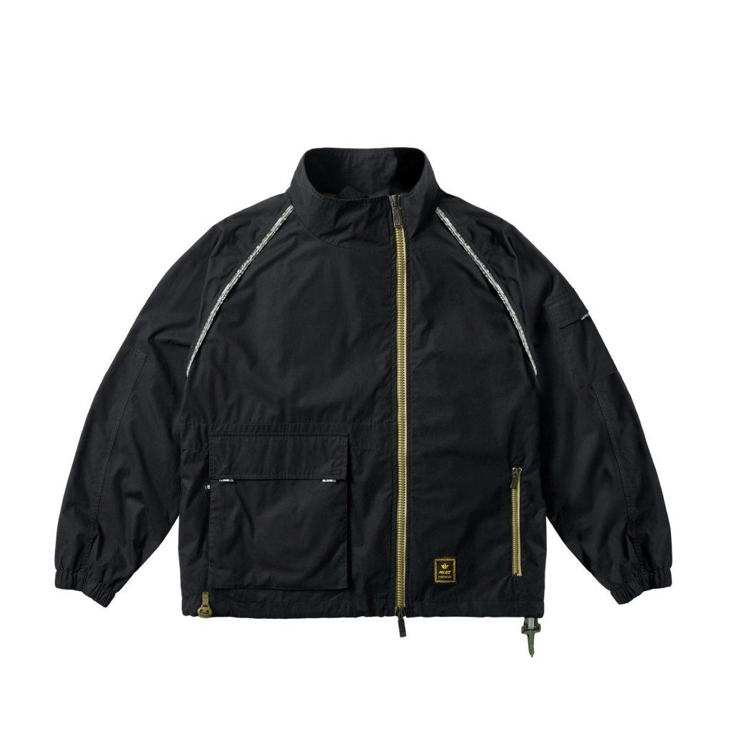 PALACE X Maharishi Asymetric Track Jacket S25-6118-BLA