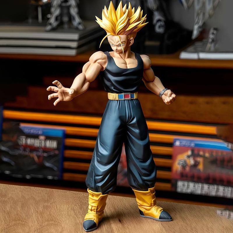 30 см Фигурка Транкса из Dragon Ball Супер Сайян Транкс Аниме Фигурки Статуя Коллекция Декор для стола Модели Детские Подарки на День Рождения Игрушки