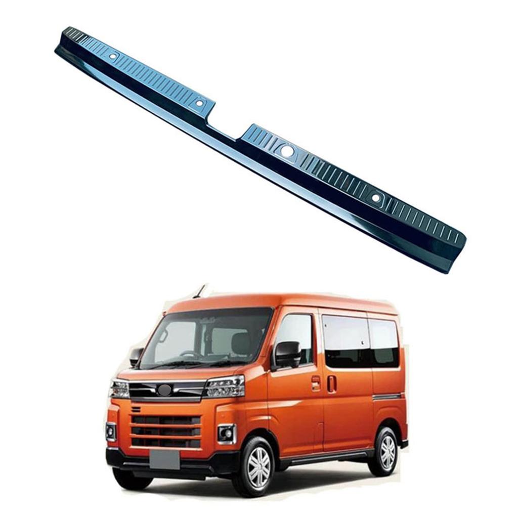 XUDREZ Stainless Steel Rear Bumper Garnish Luggage Step Guard Scarf Plate for Daihatsu New Atrai Interior Custom Parts Cover, S700V/S710V,