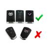 Carbon Fiber Silicone Key Fob Cover For Cadillac Escalade ATS CTS DTS XTS SRX