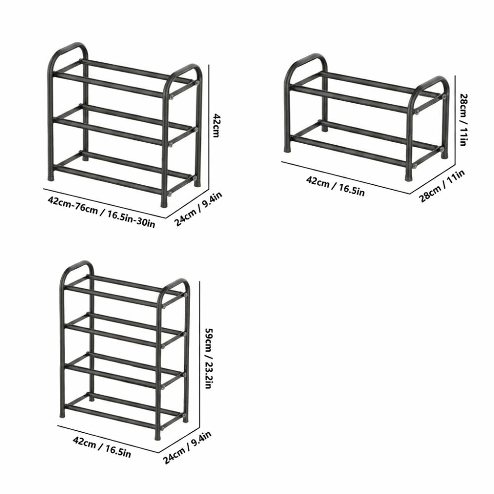 Adjustable Storage Shoe Storage Organizer Flexible Storage Adjustable Shoe Rack Doorway