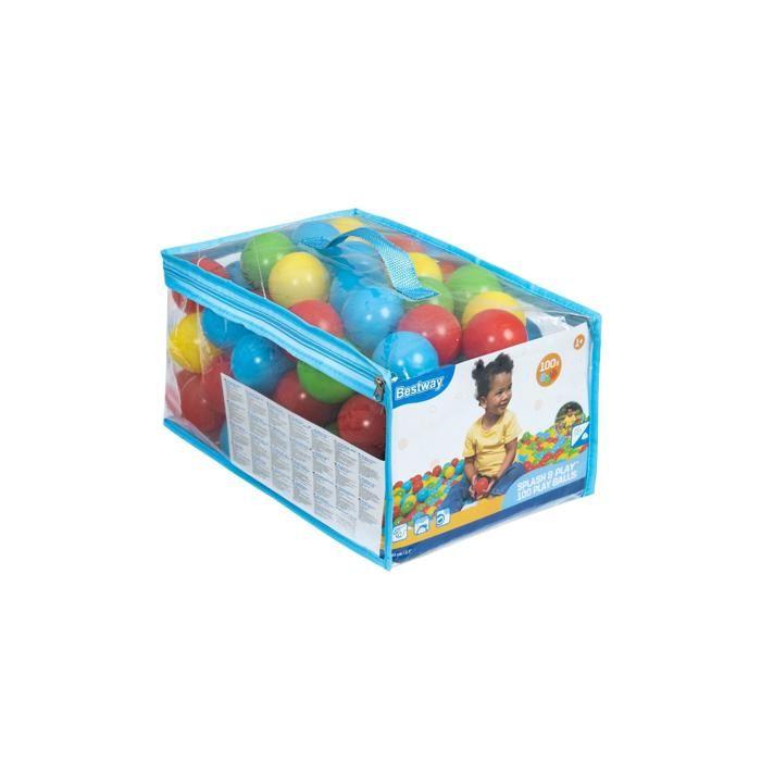Игровые шары - BESTWAY - Splash & Play™ - 100 мячей - Диаметр 5,85 см - Разноцветные