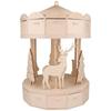 Advent Calendar - Let It Snow - Merry-go-round - 41 X 28 X 28 Cm