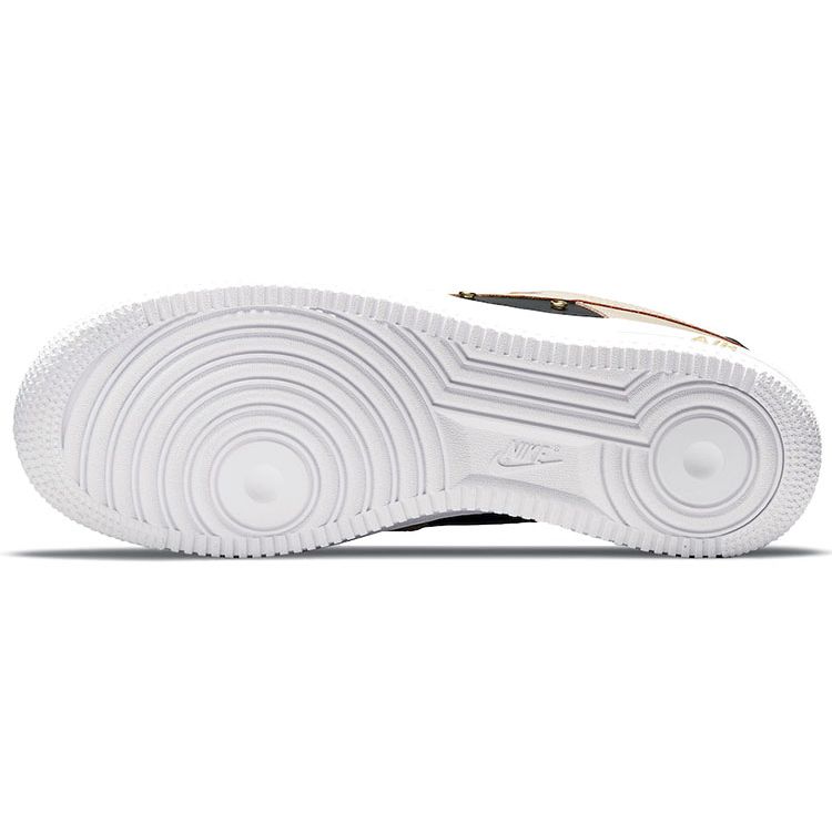 Nike Air Force 1 07 Premium Particle Бежевые мужские кроссовки коричневые черные белые DA8571-200