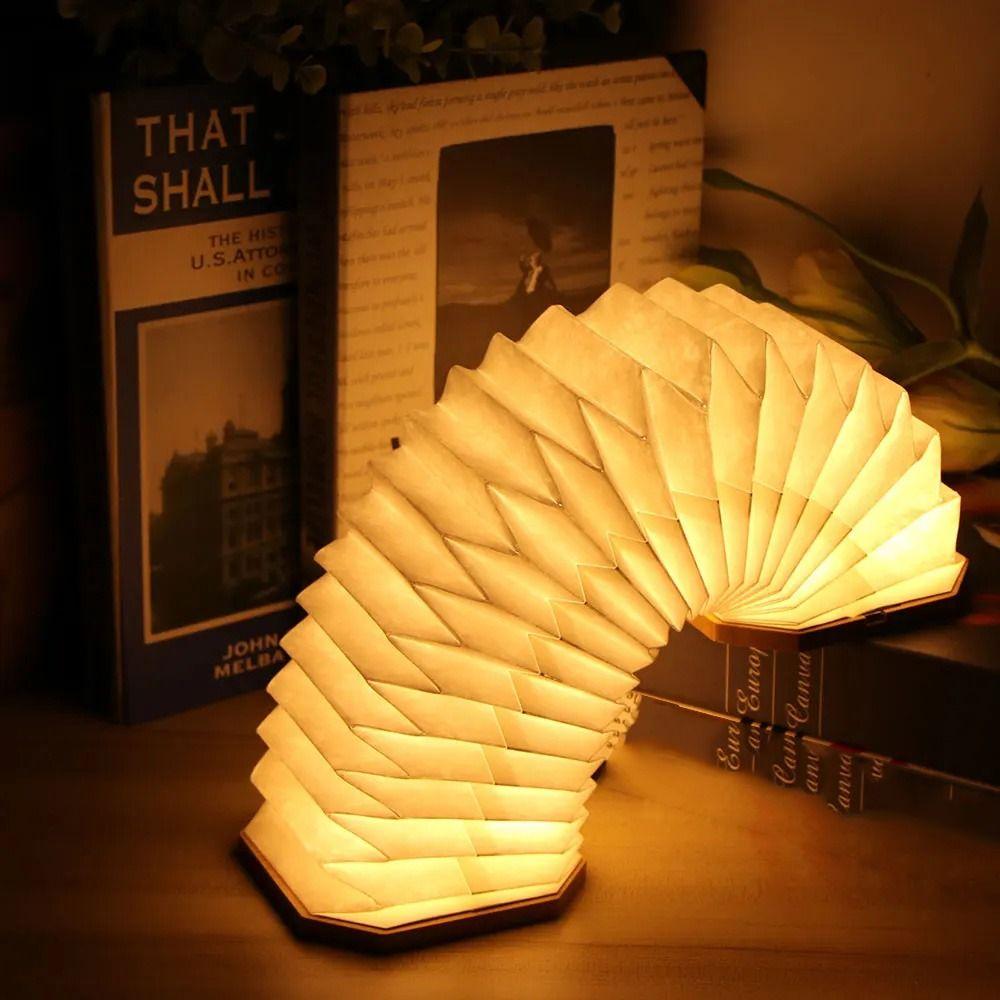 С отсоединяемой ручной полосой, деревянный перекидной ночник, 2 цвета, светодиодная настольная лампа, прикроватная