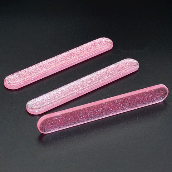 Красочные блестящие нано-стеклянные пилочки для ногтей, простое управление, профессиональный маникюрный лак, буферный уход за ногтями