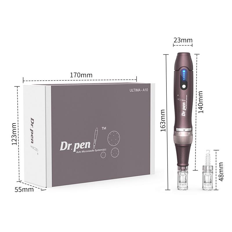 DR.pen A10 Электрическая ручка для микроигл для красоты с дисплеем, беспроводной зарядкой и портативностью