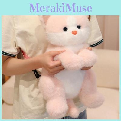 Милый плюшевый рюкзак-игрушка в виде кошки для девочки, подарок, мягкая кукла-животное, сумка