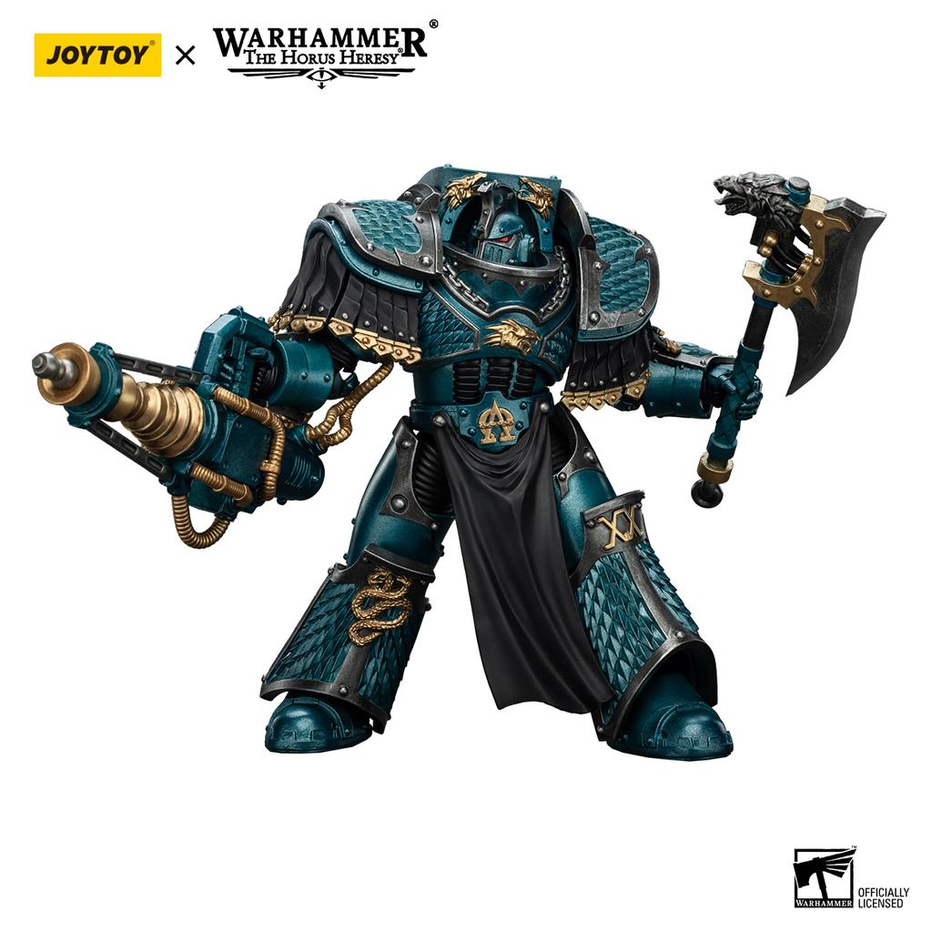 [В НАЛИЧИИ] JOYTOY Warhammer 40K 1/18 Подвижная фигурка Альфа Легион Лернейский Терминатор Пушка Конверсионного Луча Аниме фигурки Игрушки