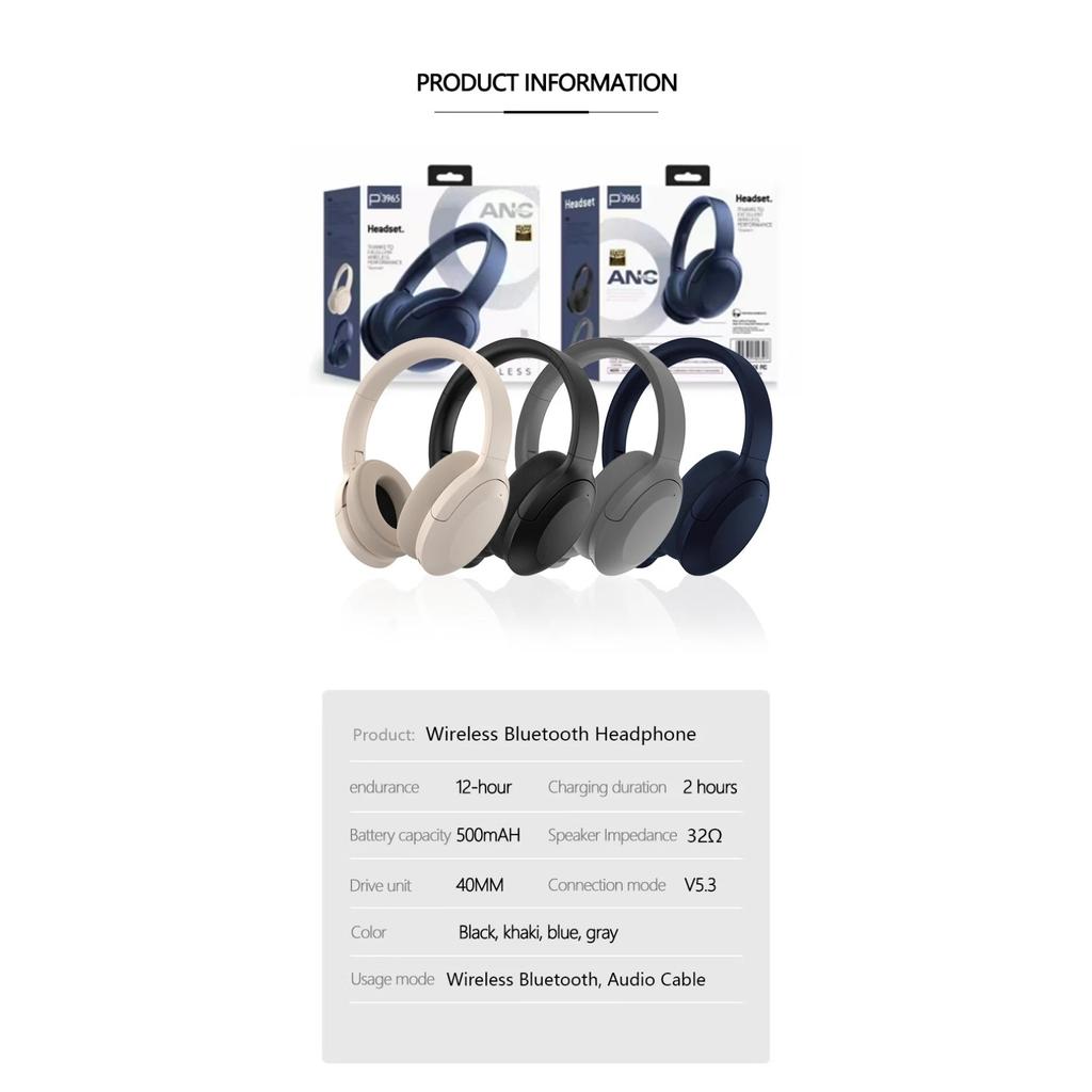 Новые наушники Y65-Pro Bluetooth с активным шумоподавлением Bluetooth-5.3, гарнитура HiFi стереонаушники Bluetooth MAX