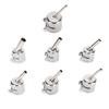 7Pcs Heat Gun Nozzles Aluminium Alloy Locking Screw High Accuracy Hot Air Gun Tips for 850 850A 852