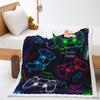 Game Console Collection 2D Digital Printing Thickened Lamb Fleece Crystal Fleece Blanket