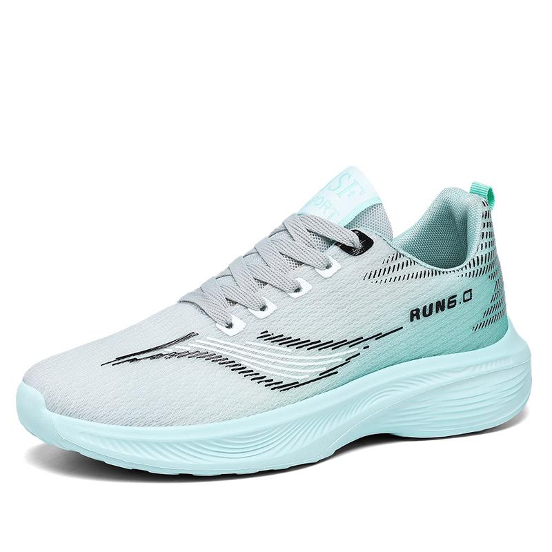 Мода 2024 Повседневные кроссовки Мужские и женские дышащие нескользящие туфли для ходьбы Уличные удобные модные кроссовки для бега на шнуровке