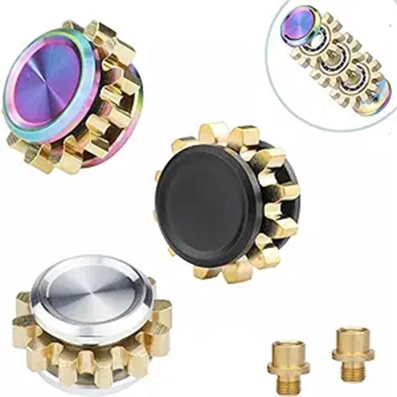 Мини Metal Gear Gyroscope Fidget Spinner игрушка антистресс портативный для взрослых снятие стресса аутизм СДВГ дети день рождения рождественский подарок