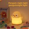 Penguin Baby Little Penguin Night Light English Patting Light USB Rechargeable Atmosphere Creative LED Light