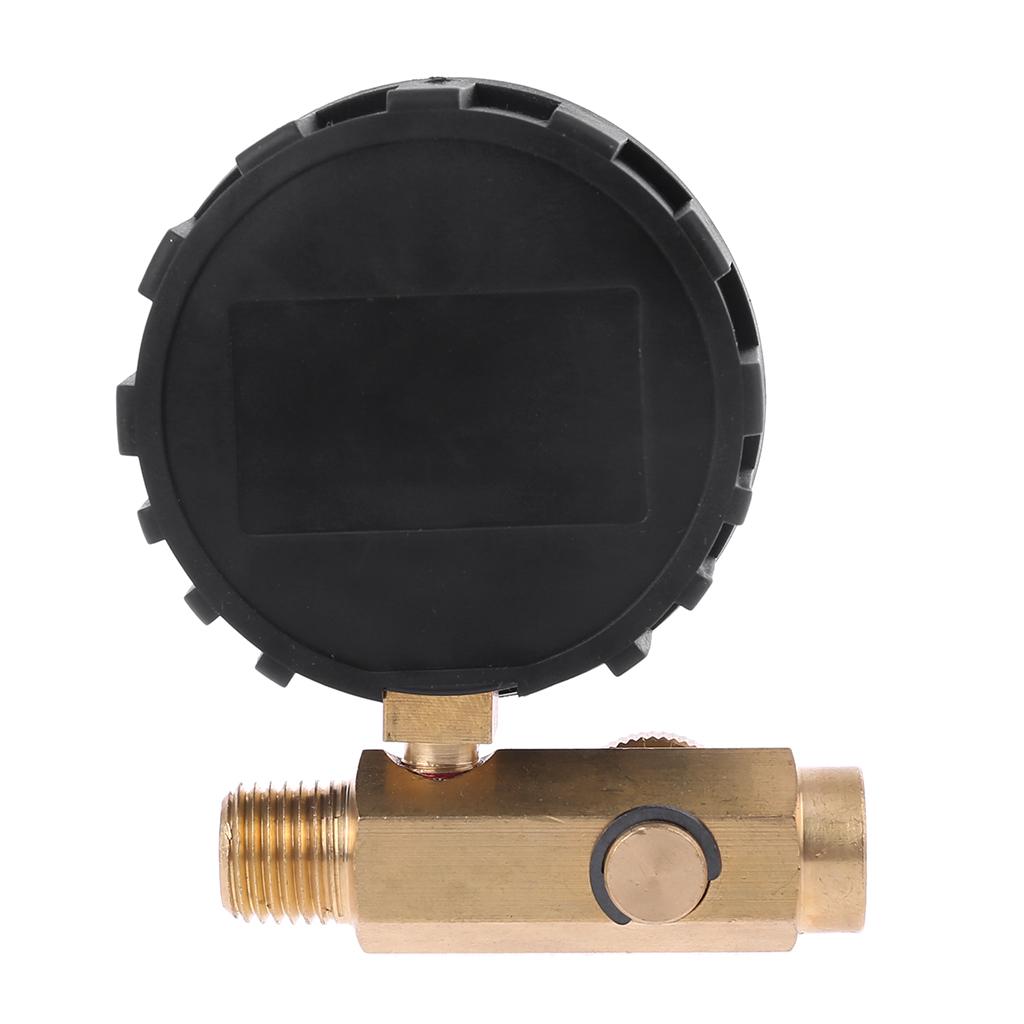 Цифровой манометр для шин 200PSI 1/4" с фонариком, подходит для автомобиля, грузовика, велосипеда, мотоцикла, манометр для накачки шин транспортного средства