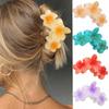Flower Hair Claw Summer Beach Fashion Women Hair Clip Bohemia Hairpin Travel Barrette Multi-color Headwear Accessories