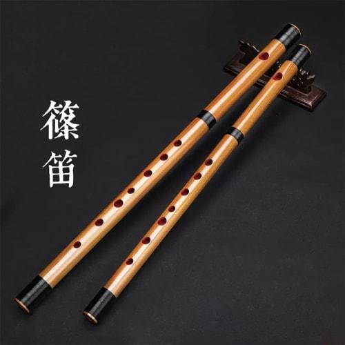 Jinchuan Bamboo Shinobue Flute, Japanese Traditional Musical Instrument, Handcrafted for Festivals and Musical Instruments (7 Holes, 7 Pieces)