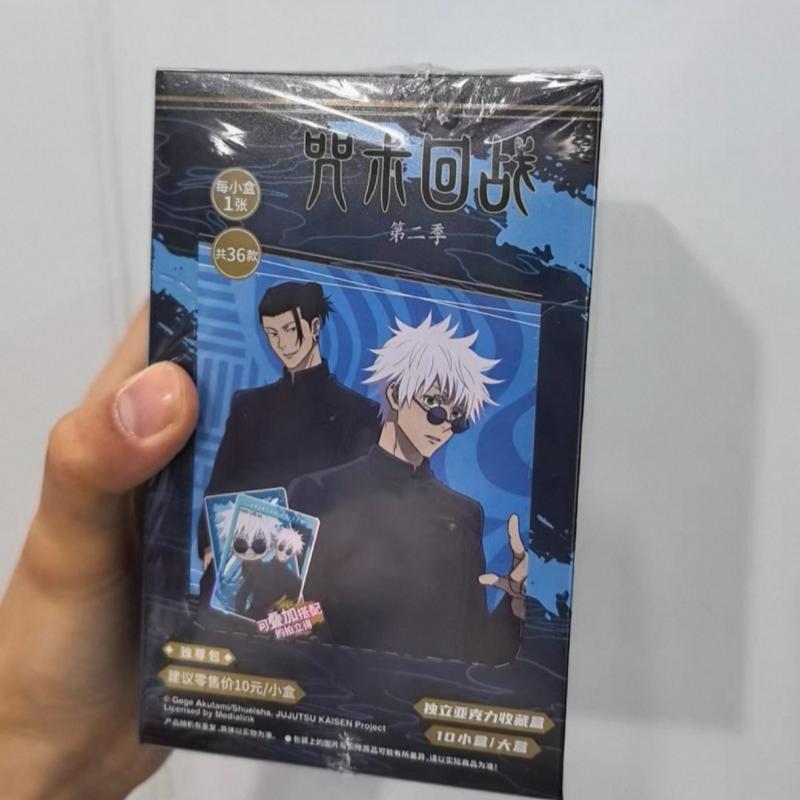 Genuine Jujutsu Kaisen Card Polaroid Acrylic Photo Card Gojo Satoru Geto Fushiguro Shinobu Anime Collection Card Toys Gifts