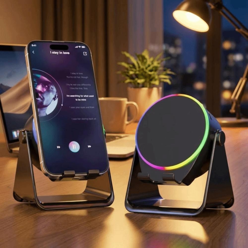Wireless Wireless Induction Audio Magnetic Magnetic Bluetooth Speaker Desktop Tablet Bracket