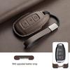 Genuine Leather Key Case for Hyundai ix35, Santa Fe, Fiesta, ix25, Elantra, Verna, Mistra