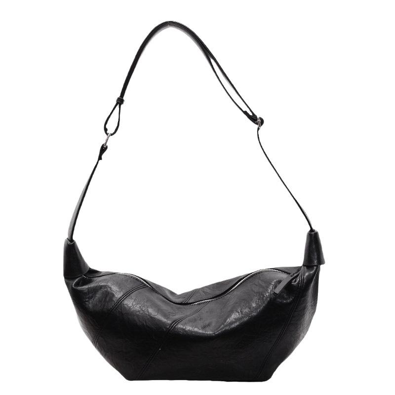 Плечо 2025 Универсальная сумка-мессенджер Корейское издание Сумка с чувством тренда Нишевая ins Пельмени Зимняя мода Складная сумка