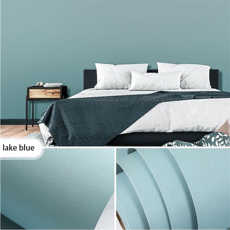 10 м макарон чистый цвет утолщается ПВХ DIY гостиная пленка самоклеящаяся настенная бумага водостойкая настенная наклейка декоративная