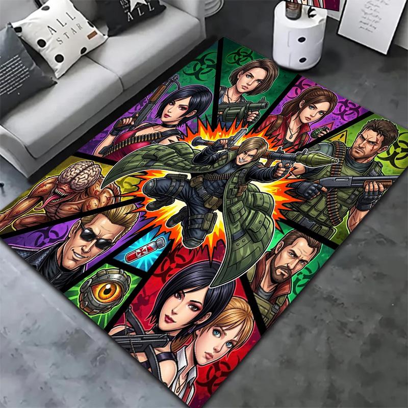 Resident Evil Carpet Rug For Living Room Bedroom Home Sofa Decoration Kids Play Nonslip Floor Mat
