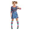 Disguise Fantasia Feminina De Luxo Chucky Conforme CC19909 Dress, Mostrado.,
