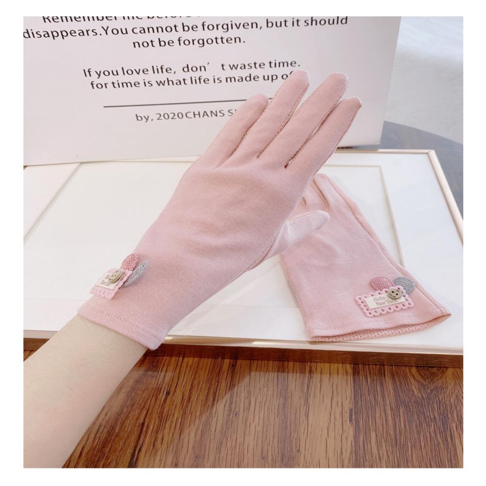 Thin Sun Protection Gloves Cotton Anti-Slip Gloves New Breathable Cotton Gloves Driving