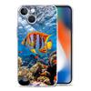 Чехол для телефона iPhone 17 Чехлы iPhone Air 16 15 12 13 14 Pro Max 7 8 Plus 16Pro iPhone11 Прозрачный чехол Мультяшная милая рыбка