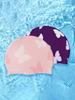 Adult Silicone Swimming Cap: Waterproof, Non-Slip, High Elasticity with Butterfly Pattern, Unisex