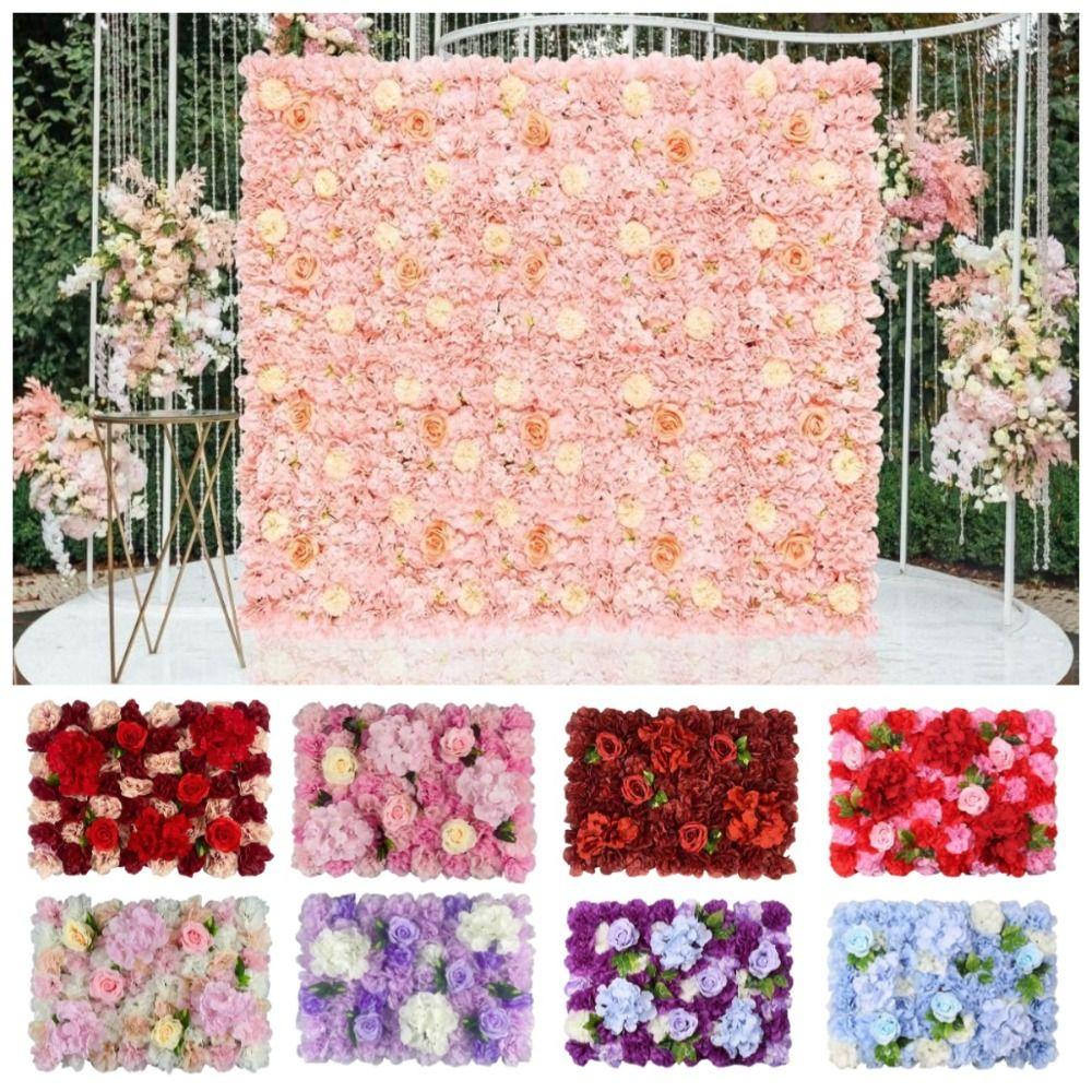 Realistic Wedding Wall Backdrop Handmade Rose Wedding Background Wedding Decoration