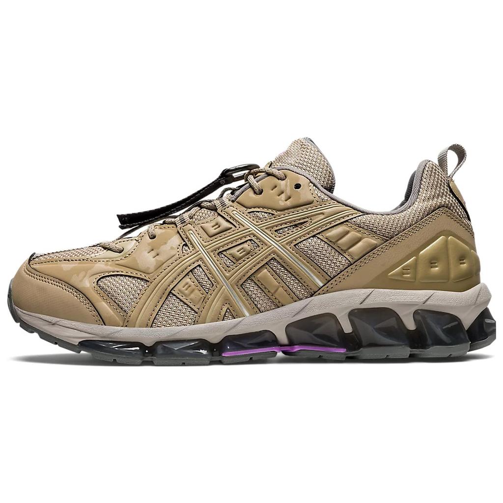 ASICS Fashion Cushioning Abrasion Resistant Low top Running Shoes Men's Gray Brown 1201A679-021